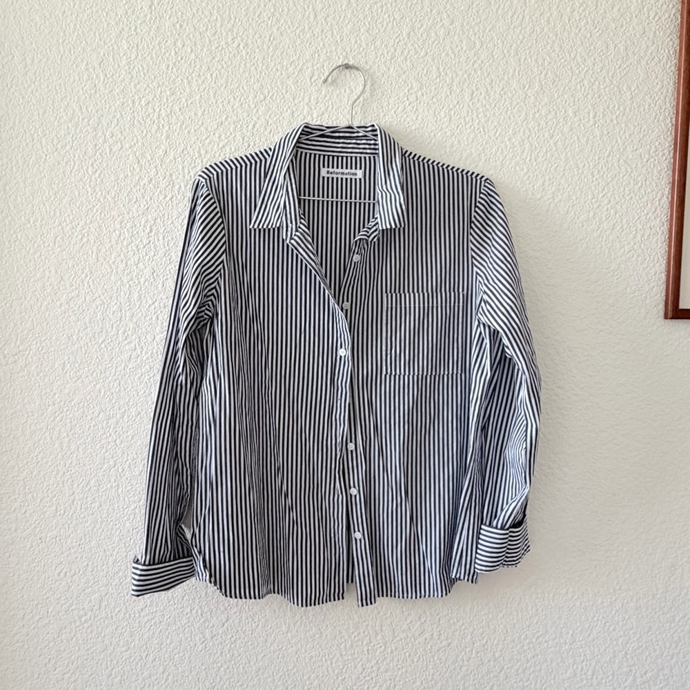 Reformation button down